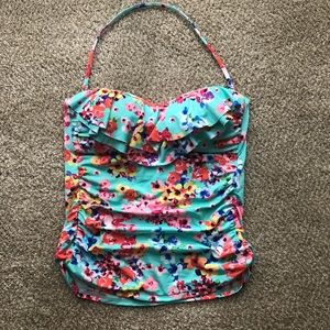 Daniel Cremieux Ruffle Tankini Top